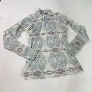 Nike Jacket Womens Small White Pro-Combat Dri-Fit Fitted Long-Sleeve Athletic